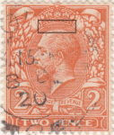 Great Britain 1912 postage stamp 2 penny type four lines