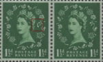 Great Britain Wilding postage stamp plate flaw butterfly