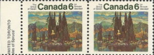 Canada 1970 postage stamp flaw bush fire