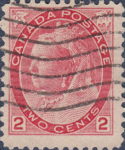 Canada Victoria postage stamp Die 2