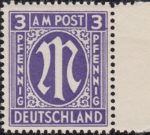 Germany 1945 allied occupation London print postage stamp