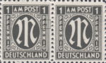 Anglo-American occupation of Germany 1945 stamp error
