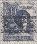 Germany 1948 pictorial issue both types of post horn overprint