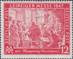 Philately plate flaw German 1947 postage stamp 965III