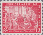Leipzig Messe 1947 postage stamp variety 965XI