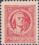 German Poet Friedrich Schiller postage stamp