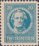 Germany Thuringia Johann Wolfgang von Goethe stamp