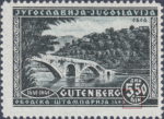 Yugoslavia book anniversary Johann Gutenberg postage stamp