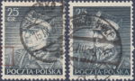 Poland 1937 postage stamp Edward Rydz-Śmigły types