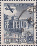 Poland airplane postage stamp error Warszawa