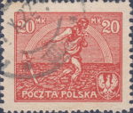 Poland Sower postage stamp type 2