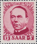 Germany Saar Adolf Kolping postage stamp flaw GFSELLENVATER