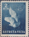 Yugoslavia Zone B postage stamp swan