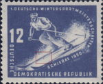 GDR DDR Germany 1950 postage stamp Schierke