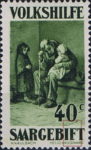 Germany Saargebiet Charity Volkshilfe stamp plate flaw Mi.135I
