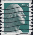 US 2001 postage stamp George Washington 3475A