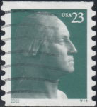 US 2002 postage stamp George Washington 3617 plate V11