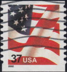 US 2002 postage stamp Flag 37 3632