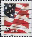 US 2002 postage stamp Flag 37 3634