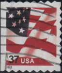 US 2003 postage stamp Flag 37 3637