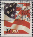US 2004 postage stamp Flag 37 3632C