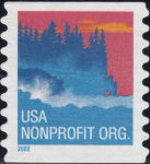 US 2002 postage stamp Sea Coast Nonprofit Org. 3693