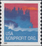 US 2003 postage stamp Sea Coast Nonprofit Org. 3874a