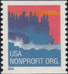US 2004 postage stamp Sea Coast Nonprofit Org. 3875