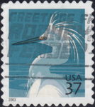 US 2003 postage stamp Snowy Egret 3830