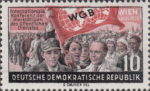Germany DDR GDR 1955 International Trade Union Conference