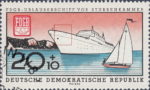 Germany 1960 DDR 770 vacation ship stamp plate flaw