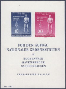 Germany DDR GDR 1955 anniversary of Liberation souvenir sheet Bl.11II