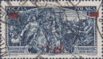 Poland 1934 1 zl. postage stamp type 2 overprint