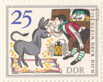 Germany GDR DDR fairy tale The Table, the Ass and the Stick stamp plate flaw 1239I