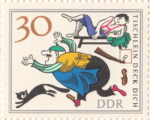 Germany GDR DDR fairy tale The Table, the Ass and the Stick stamp plate flaw 1240I