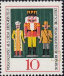 Germany GDR DDR Erzgebirge nutcracker stamp plate flaw 1333