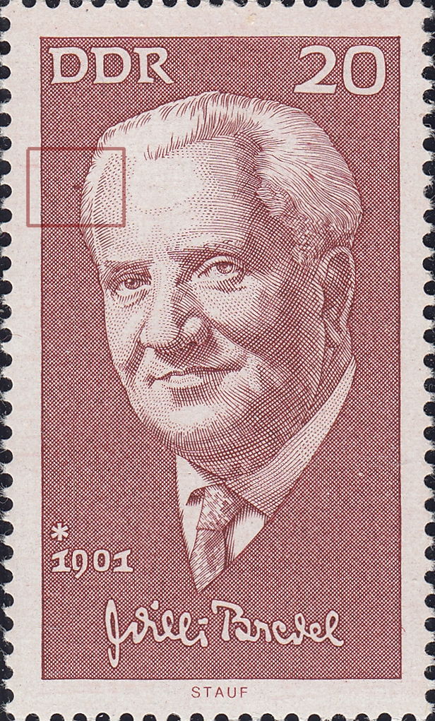 50 Years of German Broadcasting Postage Stamp Series  West Berlin 1973 Used Vintage Postal Stamps  Germany  Microphone  TV  Video
