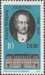 Johann Wolfgang Goethe postage stamp