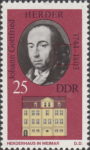 Johann Gottfried Herder postage stamp error