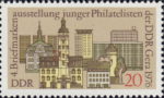 GDR 1976 postage stamp Philatelic Exhibition Gera DDR 2154I