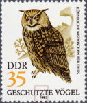 Germany postage stamp Eagle owl