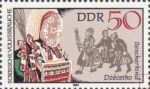 Germany GDR 1982 postage stamp Sorbian costumes 2721I