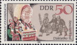 Germany GDR 1982 postage stamp Sorbian costumes 2721II