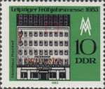 DDR Leipziger Messe briefmarke plattenfehler 2779III