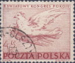 Poland 1950 World Peace Congress Warsaw 45 gr. postage stamp Type 1