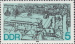 Germany 1988 Wismar postage stamp plate flaw 3161I