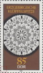 Laces from Erzgebirge postage stamp plate flaw