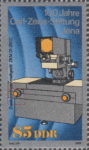 Carl-Zeiss Society 1989 postage stamp plate flaw 3253I