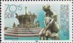 DDR postage stamp plate flaw 3266III