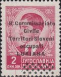 Postage stamp of the Italian occupation of Slovenia in 1941